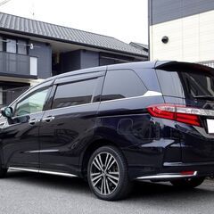 4WD 車検満タン オデッセイ アブソルートEX レーダークルーズ ナビ フルセグTV Bluetooth フリップダウンモニター アラウンドビューモニター 両側パワスラ スマートキー LEDライト LEDフォグ ETCの画像