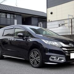 4WD 車検満タン オデッセイ アブソルートEX レーダークルーズ ナビ フルセグTV Bluetooth フリップダウンモニター アラウンドビューモニター 両側パワスラ スマートキー LEDライト LEDフォグ ETCの画像