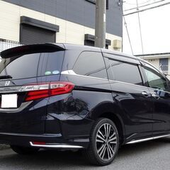 4WD 車検満タン オデッセイ アブソルートEX レーダークルーズ ナビ フルセグTV Bluetooth フリップダウンモニター アラウンドビューモニター 両側パワスラ スマートキー LEDライト LEDフォグ ETCの画像