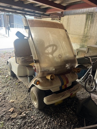 ゴルフカート改造　一列シート