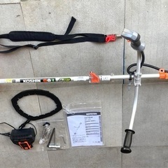 決まりました！ほぼ未使用品！【充電式 草刈機 刈払機】 バッテリー・充電器付の画像