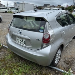 【即日引き渡し】中古アクア　タイヤ交換1ヶ月前にしたばかりです！の画像