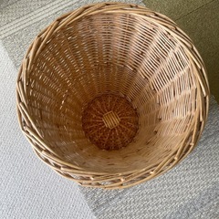籐の籠の画像