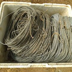 園芸ロープ幅2mm　40mくらい　23本セットの画像