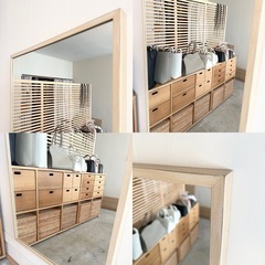 IKEA 鏡 ミラー 160×70cm 等身大ミラー 等身大鏡 特大サイズミラー イケア の画像