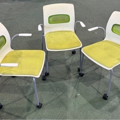 コクヨ　オフィスチェア　3脚の画像
