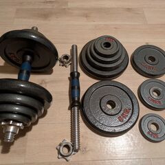 調整可能ダンベルセット 20kg * 2の画像
