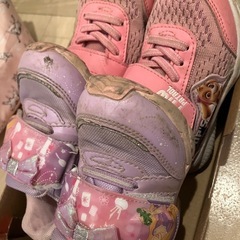 女児16cm靴おまけ含め5足の画像