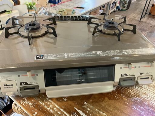 リンナイ　LP用ガステーブル　2018年製　RT64JH-R