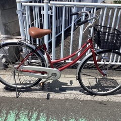 中古自転車】BS ACTIVE STYLE 26インチ(赤メタリック) (SONIC