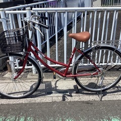 【中古自転車】　BS ACTIVE STYLE  26インチ　(赤メタリック)の画像