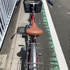 【中古自転車】　BS ACTIVE STYLE  26インチ　(赤メタリック)の画像