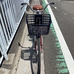 【中古自転車】　BS ACTIVE STYLE  26インチ　(赤メタリック)の画像