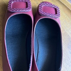 ［新品］履き易く柔らかい　可愛い靴　ボルドー色　サイズ37の画像