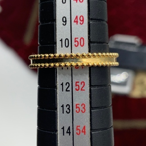 K18 ミルグレインリング　3.1g 約10.5号11号