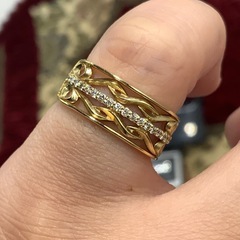 K18 ダイヤリング3.9g 約12号0.2ct (rootbrand) 宜野湾の