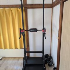 BangTong&Li製 チンニングスタンド／Pull-Up Station – 高さ調整・折りたたみ可・耐荷重150kg・マット付きの画像