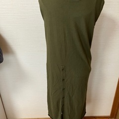 ニット薄手ワンピースの画像