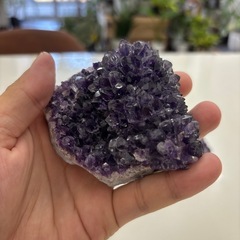 紫水晶 アメジスト アメシスト 水晶 クラスターの画像