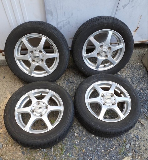 ホンダ ライフ装着タイヤホイール4本セット（155/65R13）