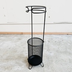 ニトリ 傘立て マットブラックの画像