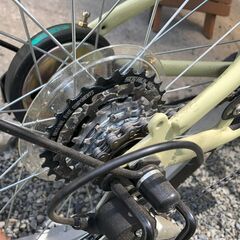 STAIR 折りたたみ自転車（イエロー）の画像