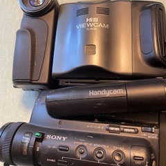 ★大量まとめて★ビデオカメラ sony victor 6点セットの画像