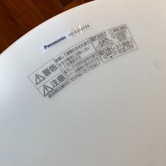 パナソニックLEDシーリングライト カバー付きの画像