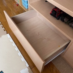 値下げ！テレビボード　木製　幅120 高さ180の画像