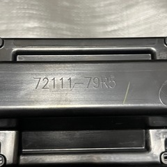 スズキMK53Sスペーシアカスタム前期純正 フロントグリル ラジエーターグリル 上下 72111-79R5 / 71741-79R5 スモークメッキ カメラ穴有りの画像