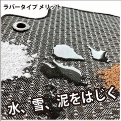 ホンダ　N-BOX/N-BOXカスタム　H23/12〜H29/9　JF1/2　フロアマット一式　カーマット　防水　ラバータイプの画像