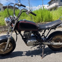 八王子市から！実働！カスタム多数！エイプ50 キャブ車　エンジンオイル、クラッチ新品！　BEAMSマフラー付き　の画像