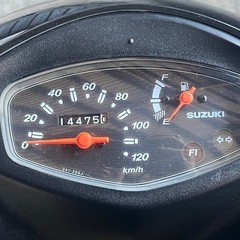 スズキ アドレス改  CA44A 14475km 原付2種 4スト 無料配送有 現状販売 現車確認必須❗️ バンガレージ神奈川の画像