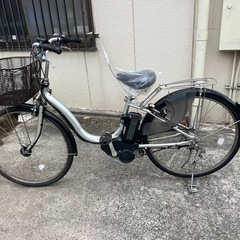 YAMAHA PAS 電動アシスト自転車 シルバー　ジャンク引き取り限定大阪市内 中古】大阪市の電動アシスト自転車を格安/激安/無料であげます