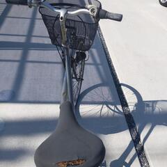パンクしていない自転車の画像