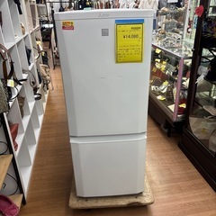 ☆ドリーム荒牧店☆ジモティー割引有☆三菱/2ドア冷蔵庫/MR-P15EE-KW/146L/2019年製の画像