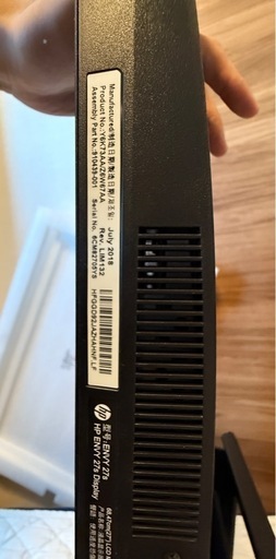 4Kモニター HP ENVY 27s 27インチ 4kディスプレイ【箱つき】