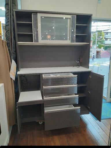 【12月中旬まで】ナフコ レンジ台 食器棚 ☆【ナフコ】レンジボード 食器棚 キッチンボード ?自社配送時?代引き