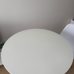 丸テーブル　カフェテーブル　チェア　セットの画像