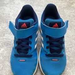アディダス（adidas） ジュニア スニーカー 19.0cm（青）の画像