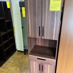 ★ジモティ割あり★  シューズボックス ブラウン H185×D38×W73 クリーニング済み TC811 大阪府のシューズボックスの中古が安い！激安で譲ります・無料で