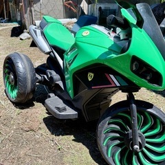 子供用三輪電動バイク70k位まで大丈夫の画像