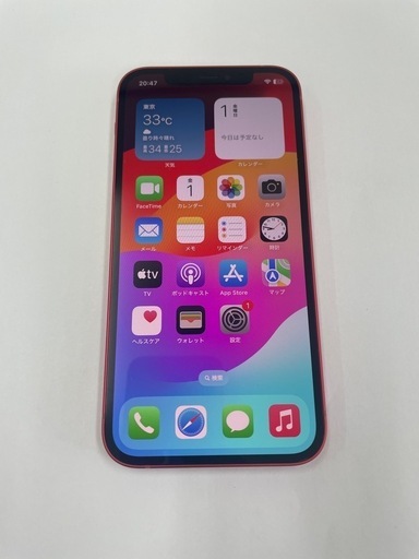 ②iPhone12 64GB レッド