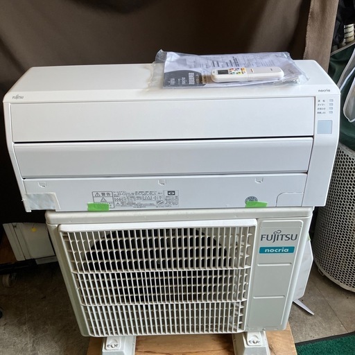 【✨大阪兵庫送料無料✨】 エアコン FUJITSU 2022年製2.2kw6畳用 保証付、取付込、フジツウ2022年2.2kw6畳 (アルちゃん) 佐賀の