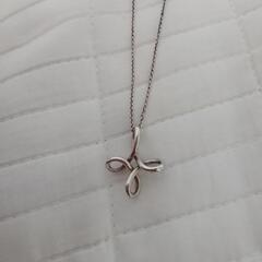 TIFFANY&Co.ティファニー インフィニティ オープンクロス 　ネックレスの画像