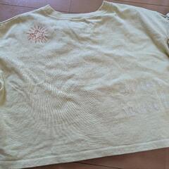 刺繍デザインショート丈半袖トップス　サイズ　Ｍの画像