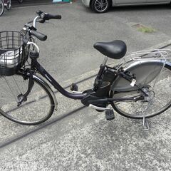 パナソニック　　26インチ　８ah  パープル　電動アシスト自転車の画像