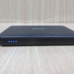 ( M-724 )モバイルバッテリー ANKER POWER CORE Ⅲ 5K 5000mAh A1217 ブラック 黒 PSEマーク認証 中古 動作確認済みの画像