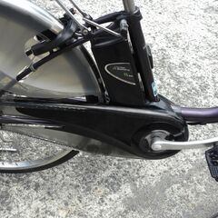 パナソニック　　26インチ　８ah  パープル　電動アシスト自転車の画像