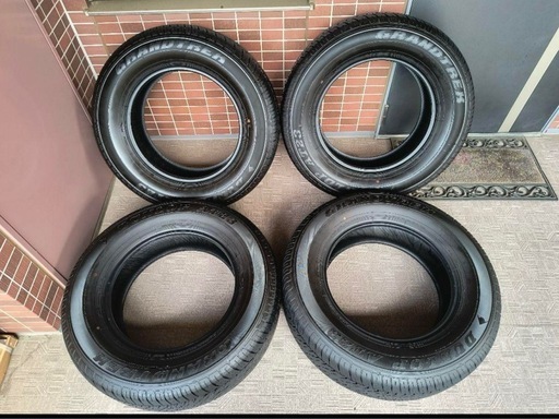 タイヤ・ホイール DUNLOP GRANDTREK AT23 265/65R18 中古 265/65R18 DUNLOP GRANDTREK AT23 夏タイヤ 4本セット<BR